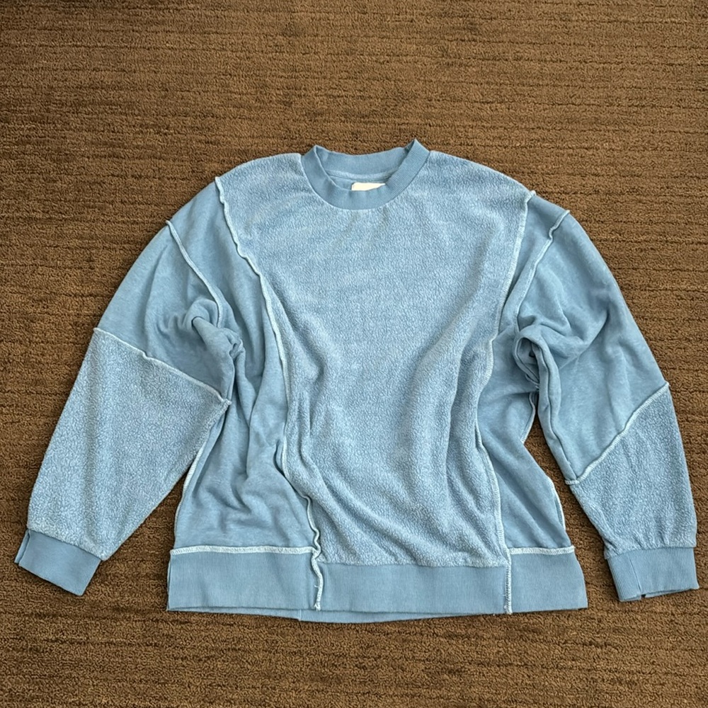 BDG blue crew neck sweatshirt size XL looks like free people Camden